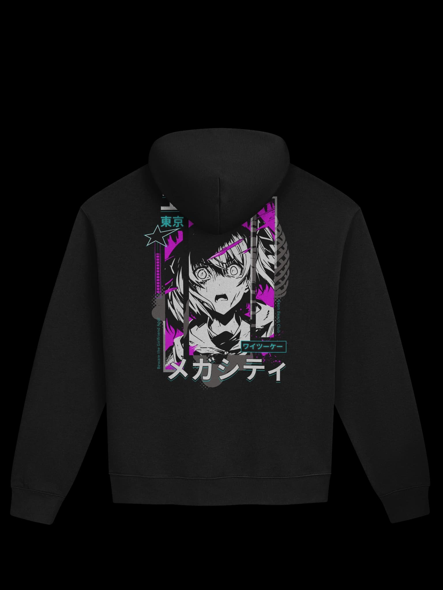 Girlfriend App Warning Oversized Hoodie
